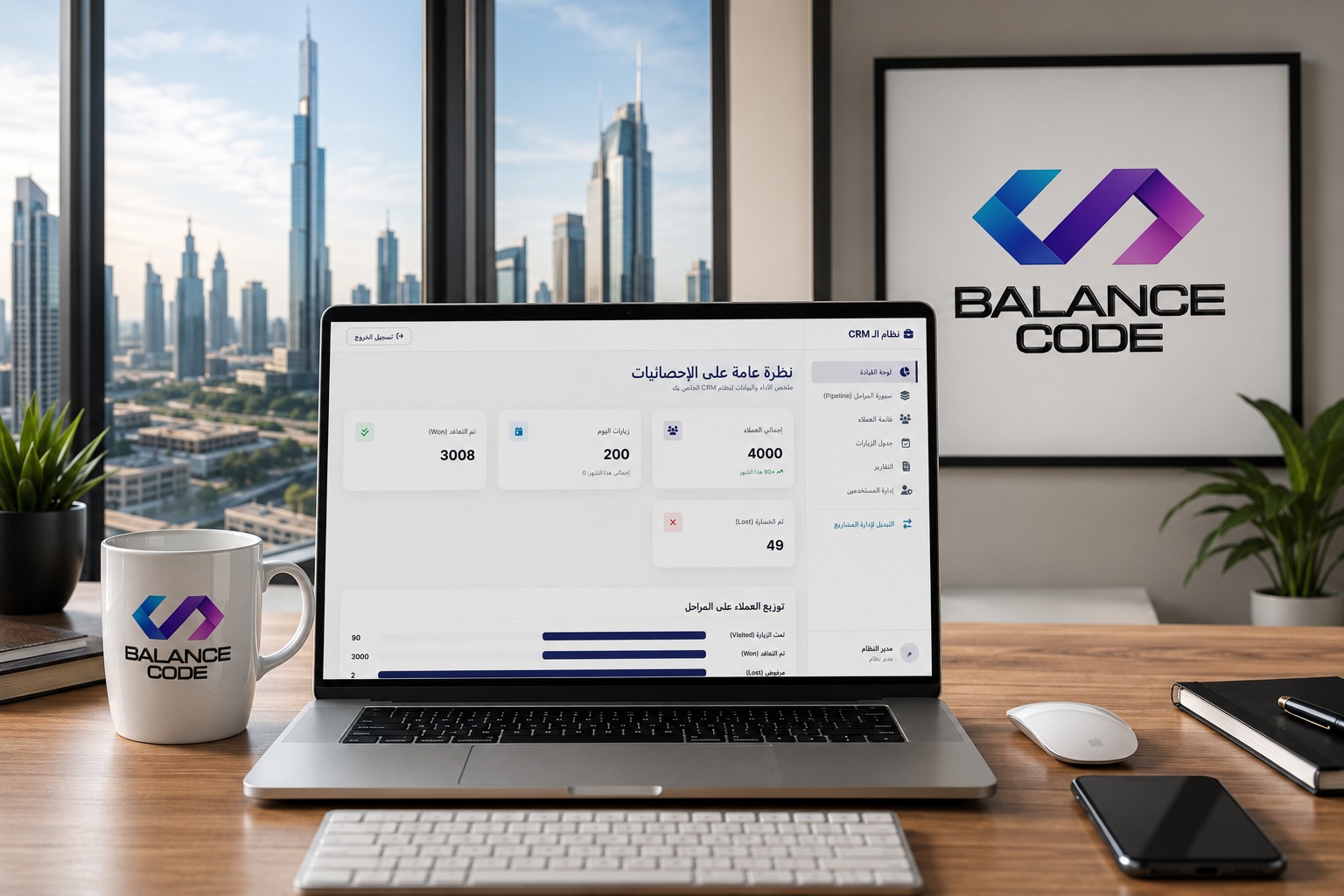 نظام CRM لمتابعة عملاء شركات التسويق والبرمجة